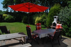 Blick von Terrasse in den Garten klein